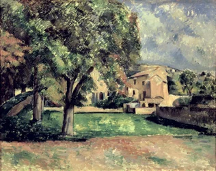 Arbres dans un parc, Jas de Bouffan, 1885-87